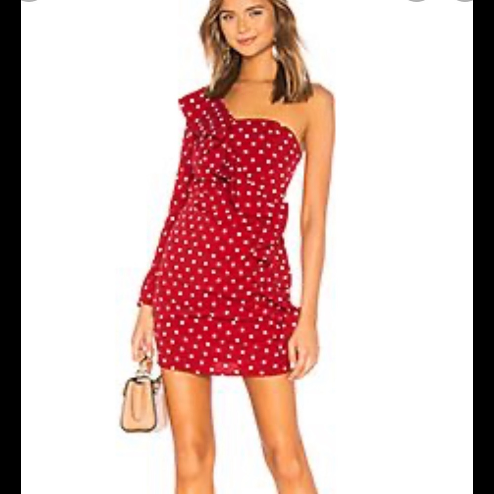 About Us - One Shoulder Mini Dress